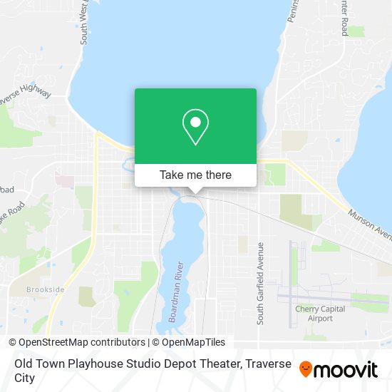 Old Town Playhouse Studio Depot Theater map