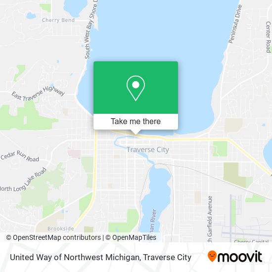 United Way of Northwest Michigan map