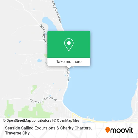 Seaside Sailing Excursions & Charity Charters map