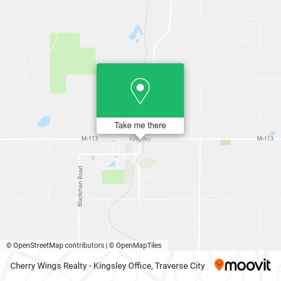 Cherry Wings Realty - Kingsley Office map