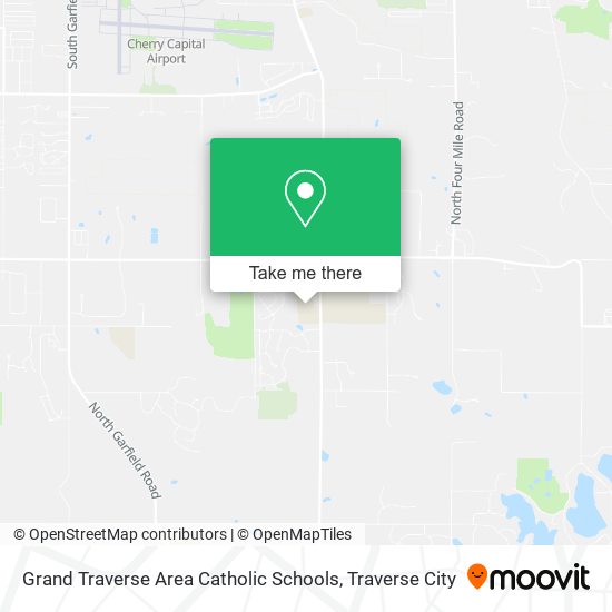 Mapa de Grand Traverse Area Catholic Schools