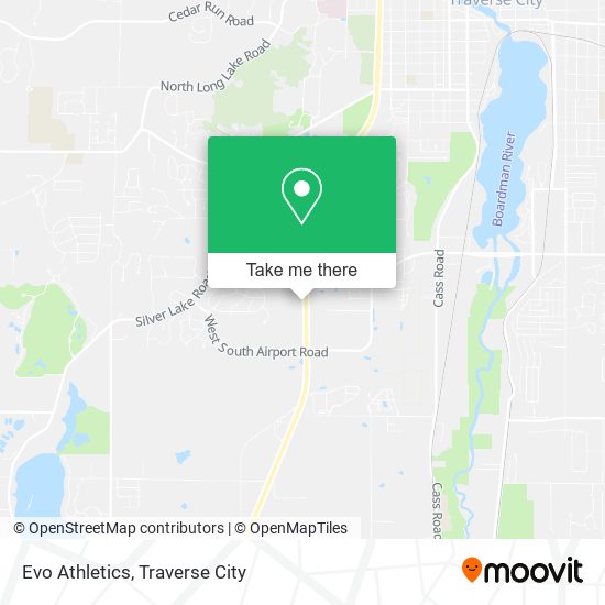 Evo Athletics map