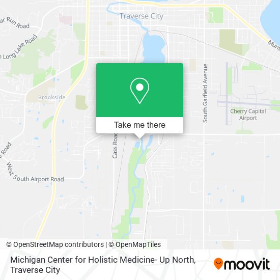 Mapa de Michigan Center for Holistic Medicine- Up North