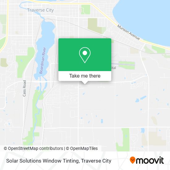 Solar Solutions Window Tinting map