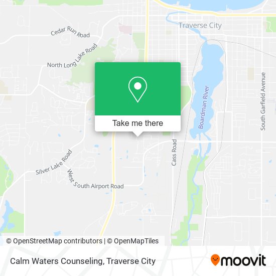Calm Waters Counseling map