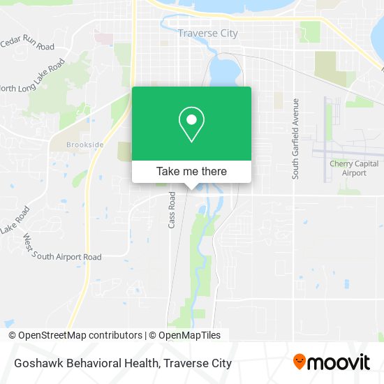 Mapa de Goshawk Behavioral Health