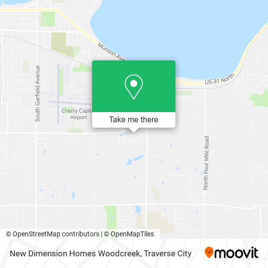 New Dimension Homes Woodcreek map