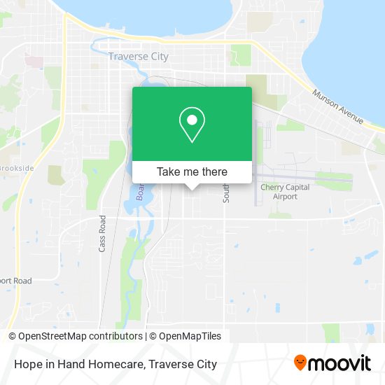 Hope in Hand Homecare map
