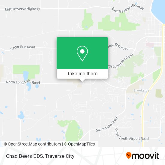 Chad Beers DDS map