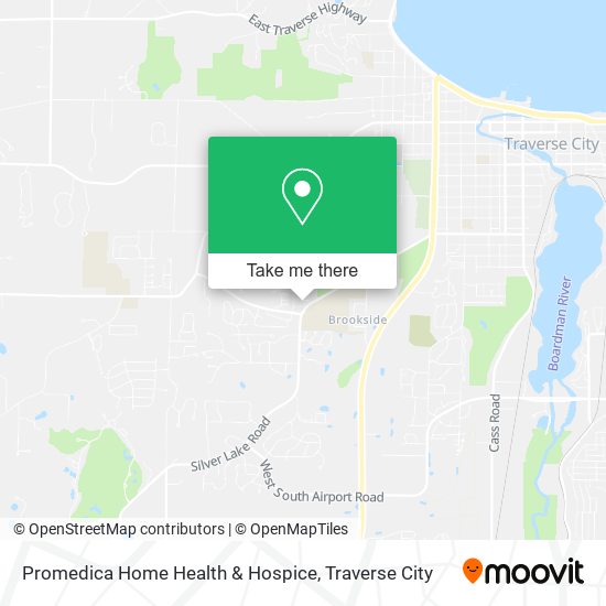 Mapa de Promedica Home Health & Hospice