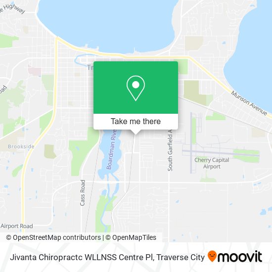 Jivanta Chiropractc WLLNSS Centre Pl map