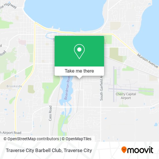 Mapa de Traverse City Barbell Club