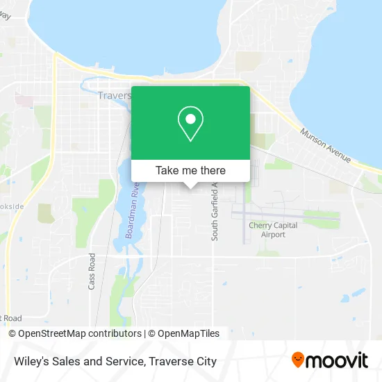 Wiley's Sales and Service map