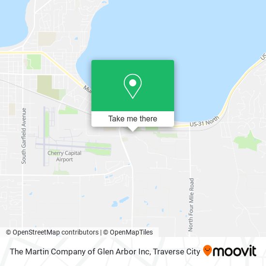 The Martin Company of Glen Arbor Inc map