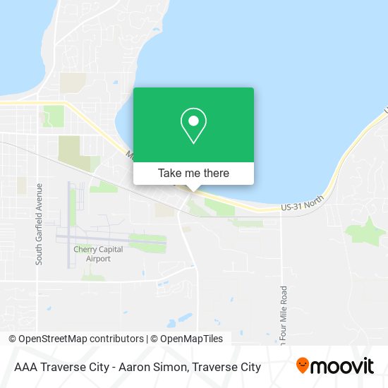 AAA Traverse City - Aaron Simon map