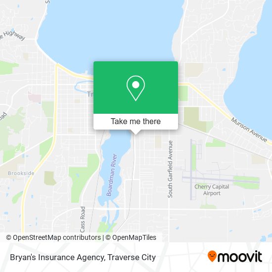 Mapa de Bryan's Insurance Agency