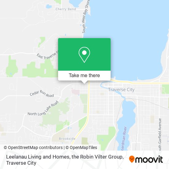 Mapa de Leelanau Living and Homes, the Robin Vilter Group