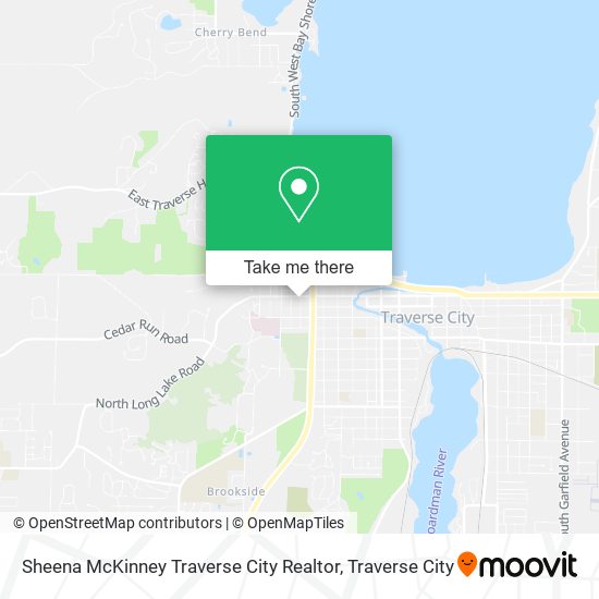 Mapa de Sheena McKinney Traverse City Realtor