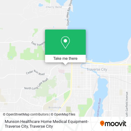 Munson Healthcare Home Medical Equipment-Traverse City map