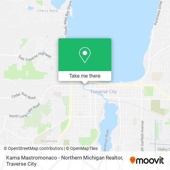 Kama Mastromonaco - Northern Michigan Realtor map