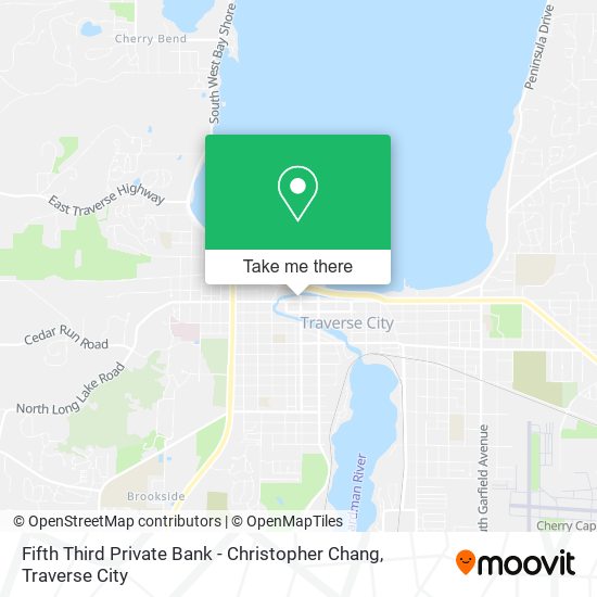 Fifth Third Private Bank - Christopher Chang map