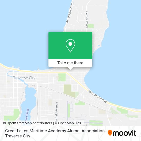 Great Lakes Maritime Academy Alumni Association map