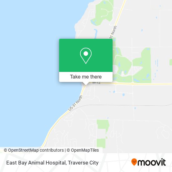 East Bay Animal Hospital map