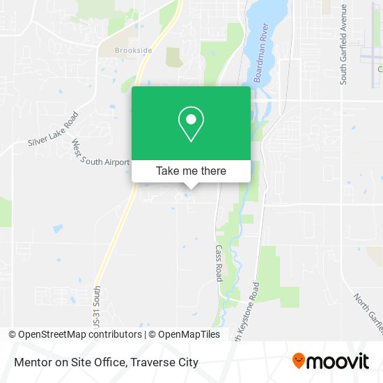 Mentor on Site Office map