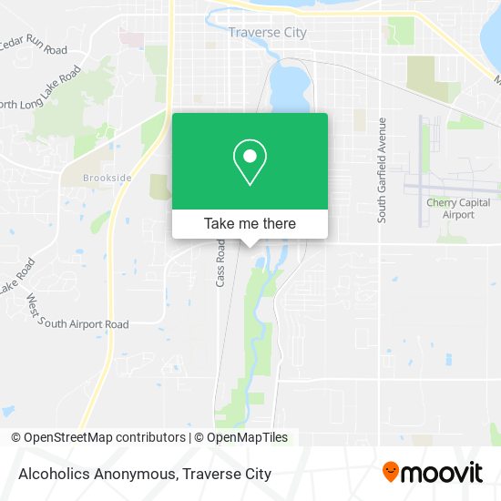 Alcoholics Anonymous map