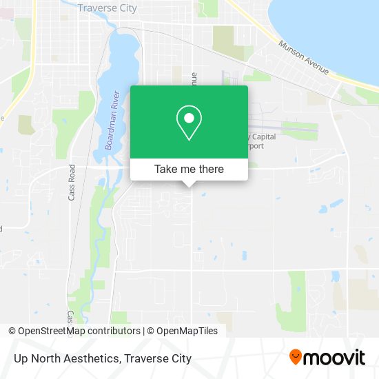 Up North Aesthetics map