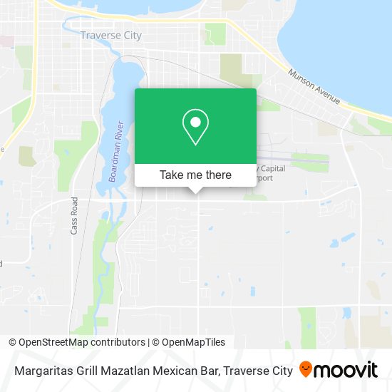 Mapa de Margaritas Grill Mazatlan Mexican Bar