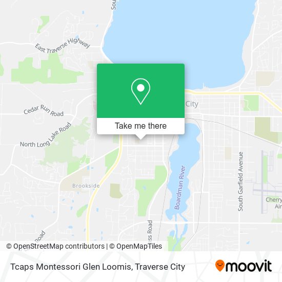 Mapa de Tcaps Montessori Glen Loomis