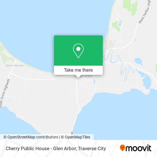 Mapa de Cherry Public House - Glen Arbor