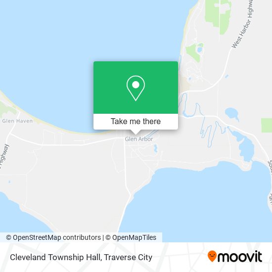 Cleveland Township Hall map