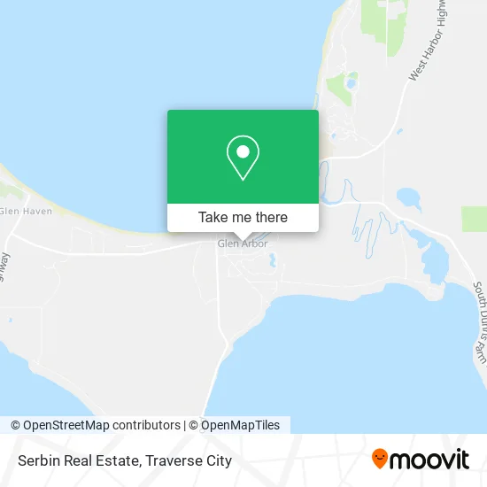 Serbin Real Estate map