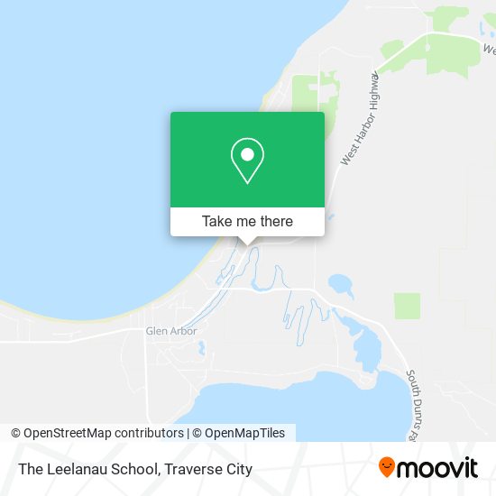 The Leelanau School map
