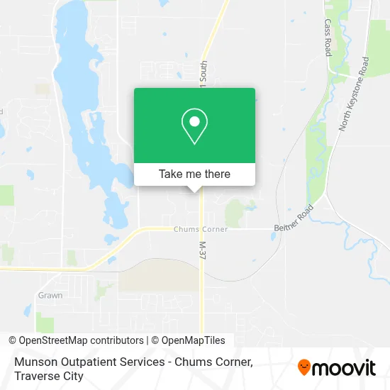 Munson Outpatient Services - Chums Corner map