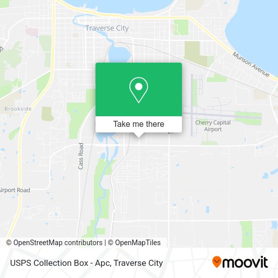 USPS Collection Box - Apc map