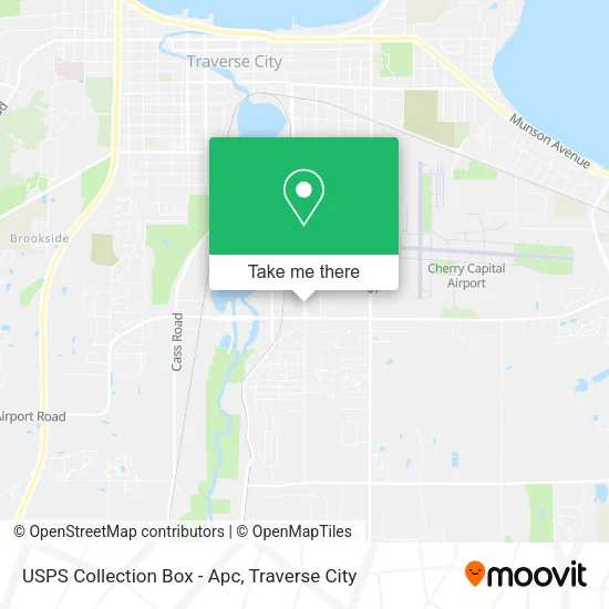 Mapa de USPS Collection Box - Apc
