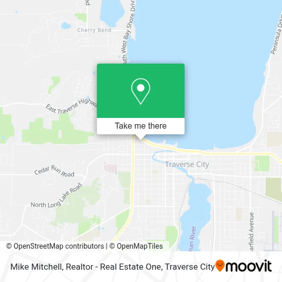 Mike Mitchell, Realtor - Real Estate One map