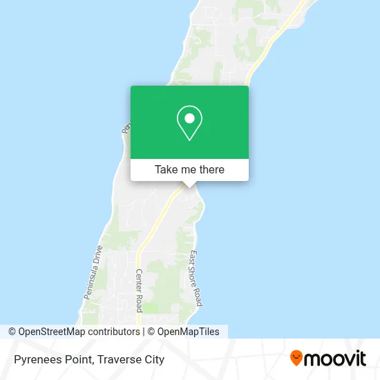 Pyrenees Point map