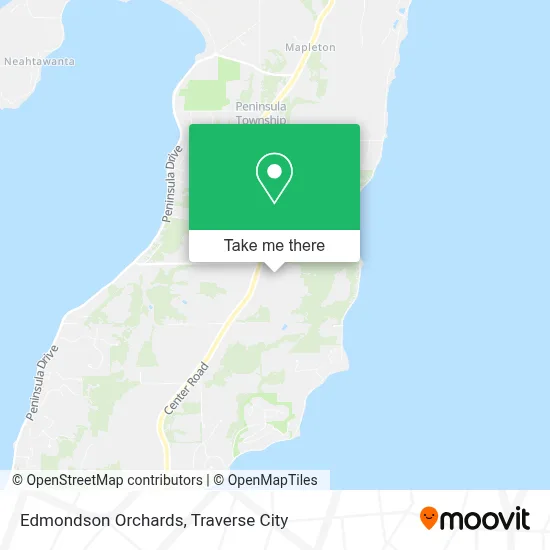Edmondson Orchards map