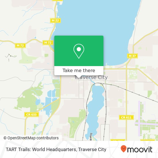 TART Trails: World Headquarters map