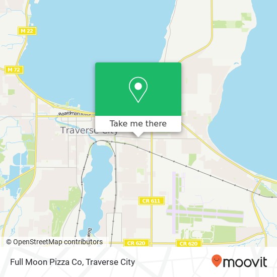 Mapa de Full Moon Pizza Co
