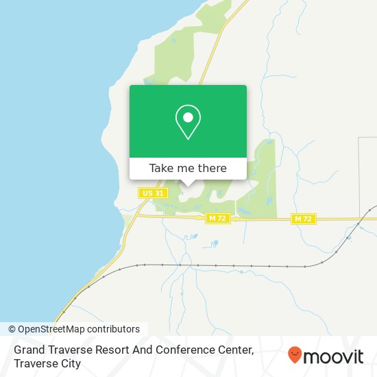 Grand Traverse Resort And Conference Center map
