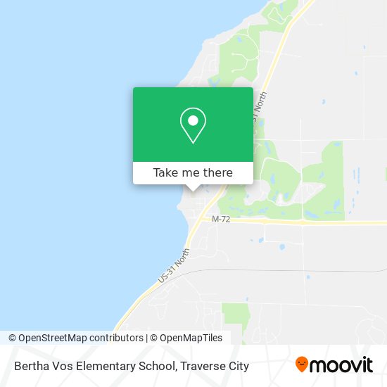 Bertha Vos Elementary School map
