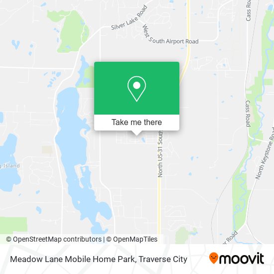 Mapa de Meadow Lane Mobile Home Park