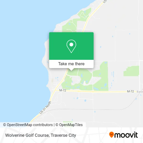 Wolverine Golf Course map