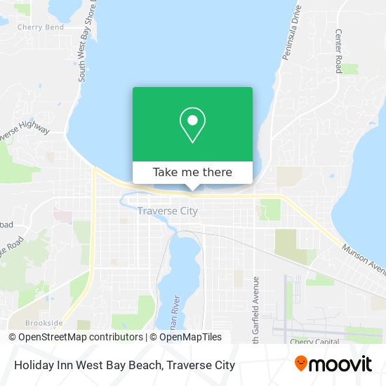 Holiday Inn West Bay Beach map