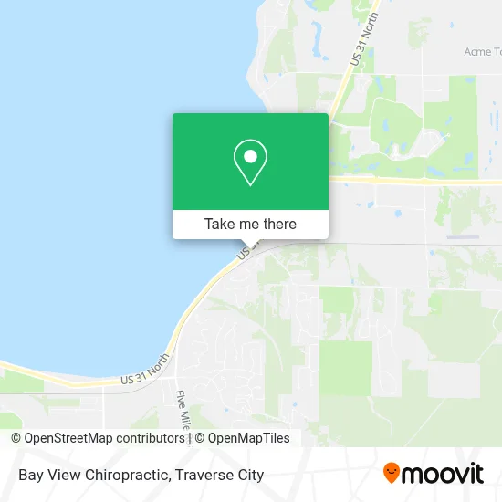 Bay View Chiropractic map